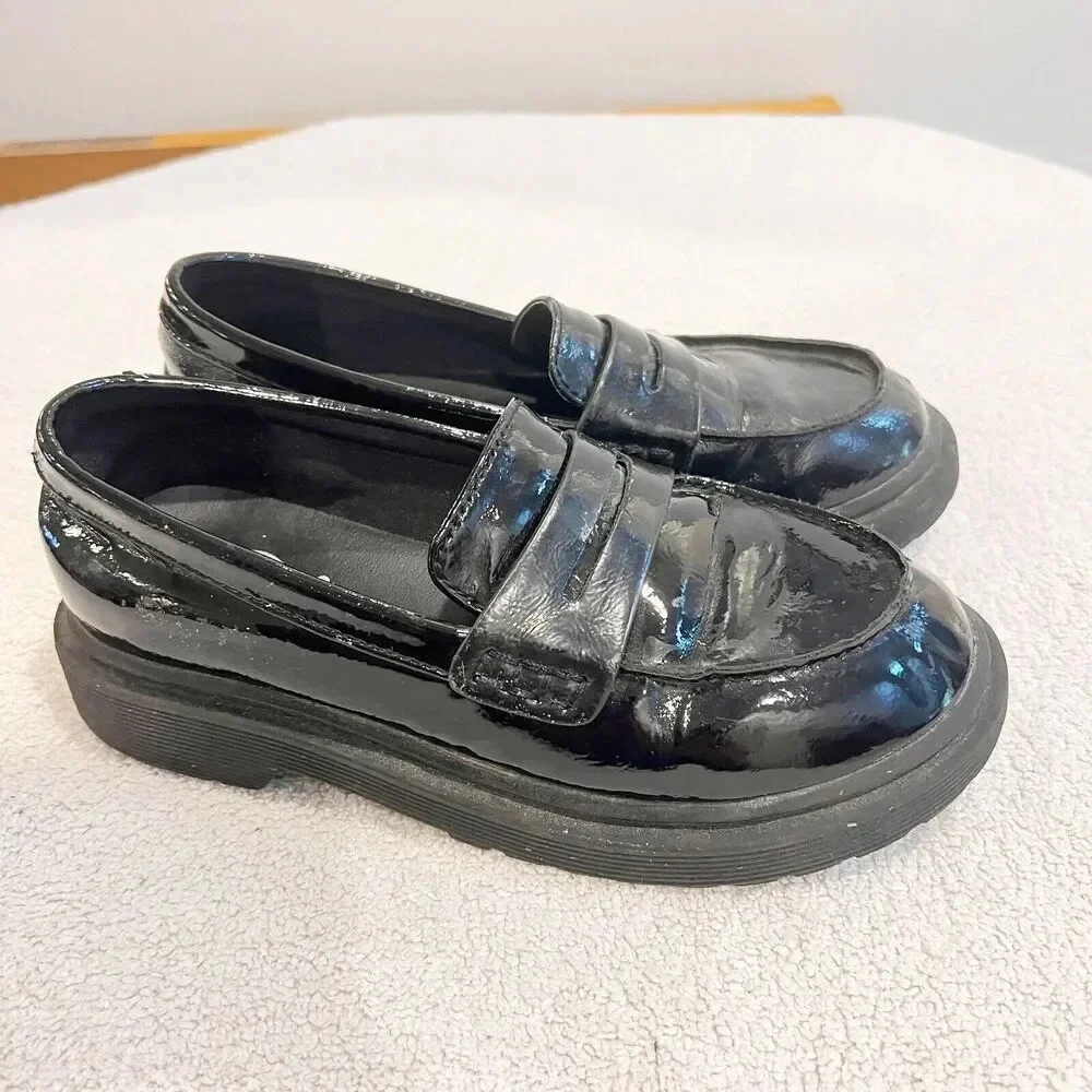 Art Class Celia Loafer Girls 1 Black P Classic Church Goth Punk Preppy Shoes